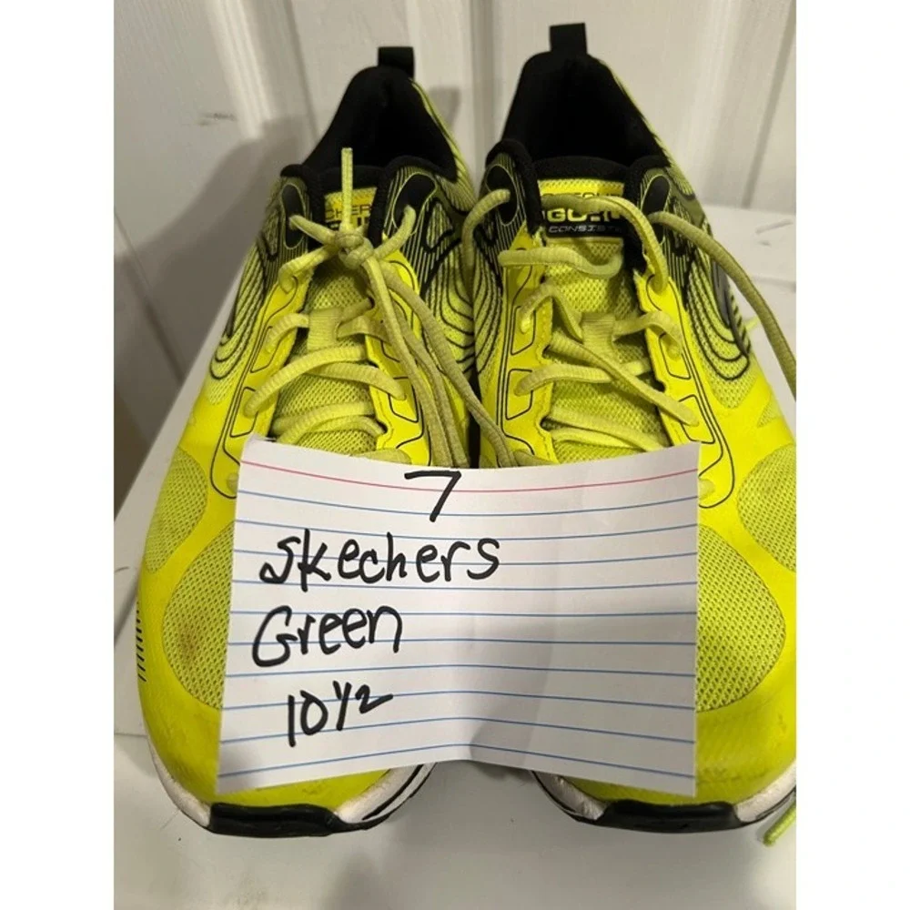 Skechers GO run Yellow/Black Running Shoes‎ Men's Size 10.5